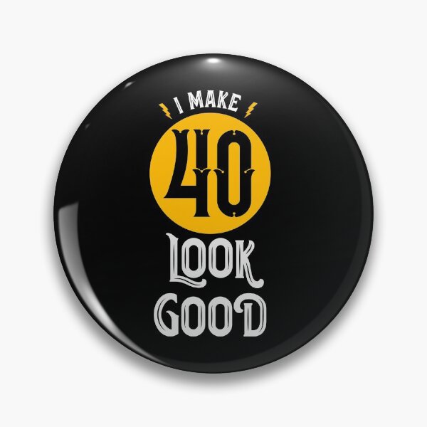 Aperçu de l'œuvre J'en ai l'air à 40 40 ans créée et vendue par Uppercase Tees.