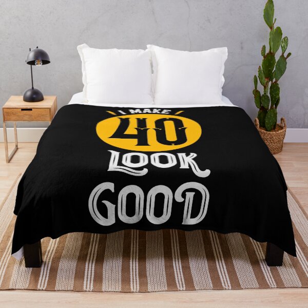 Item preview, I make 40 look good 40th birthday designed and sold by Uppercase Tees.