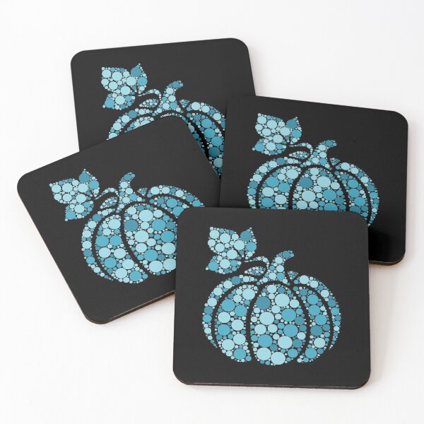 Item preview, International Dot Day | Ocean Sky Blue Polka Dot Pumpkin designed and sold by GravitiTees.