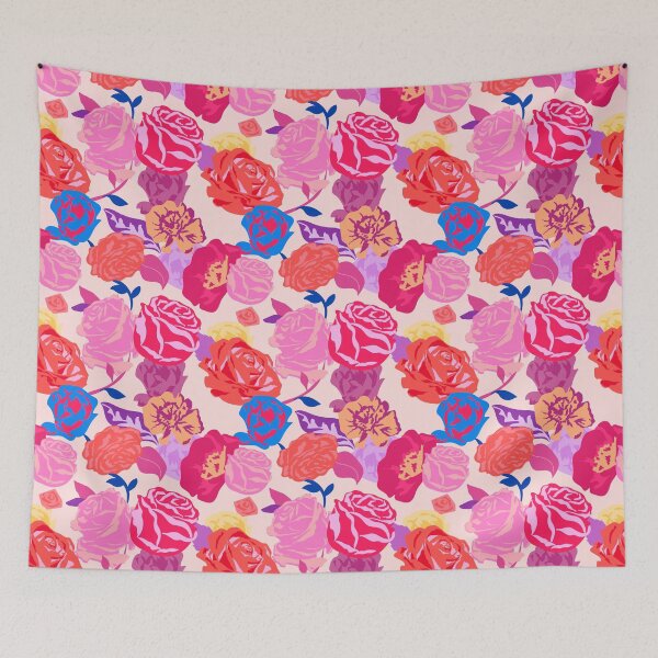 Item preview, Floral retro artwork designed and sold by Sarwat Reza.