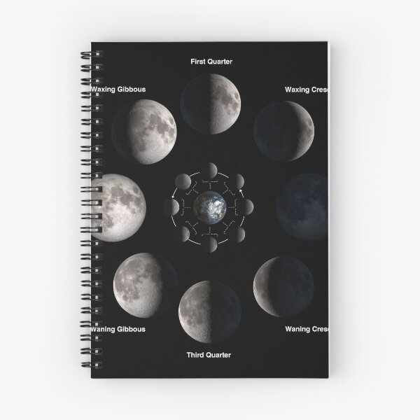 Item preview, Phases of the Moon: New Full Waxing and Waning designed and sold by ScienceSource.