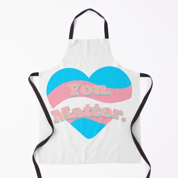 Item preview, You Matter (Trans Flag Heart) designed and sold by ExMoLiving.