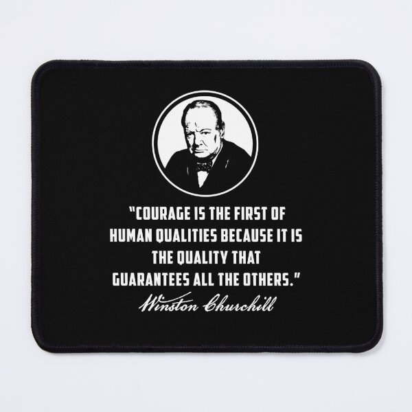 Item preview, Churchill Courage Quote designed and sold by twHistory.