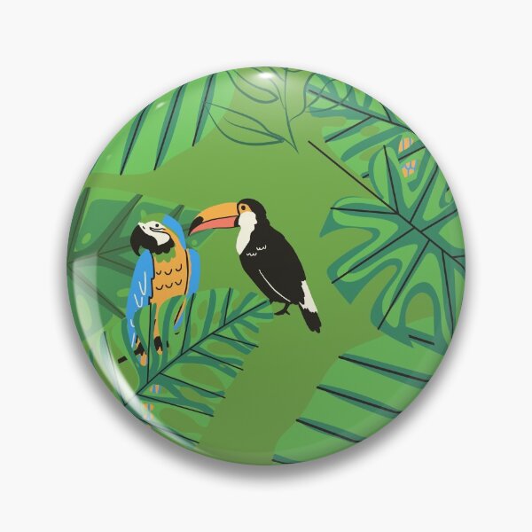 Item preview, Macaw, Toucan Birds on Green designed and sold by RiadMannan.