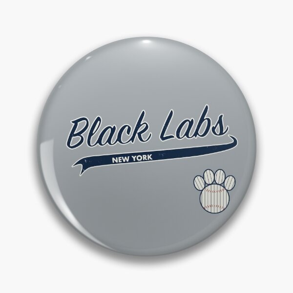 Artikelvorschau, Black Lab NEW YORK Baseball-Skript entworfen und verkauft von 8PawsStudio.