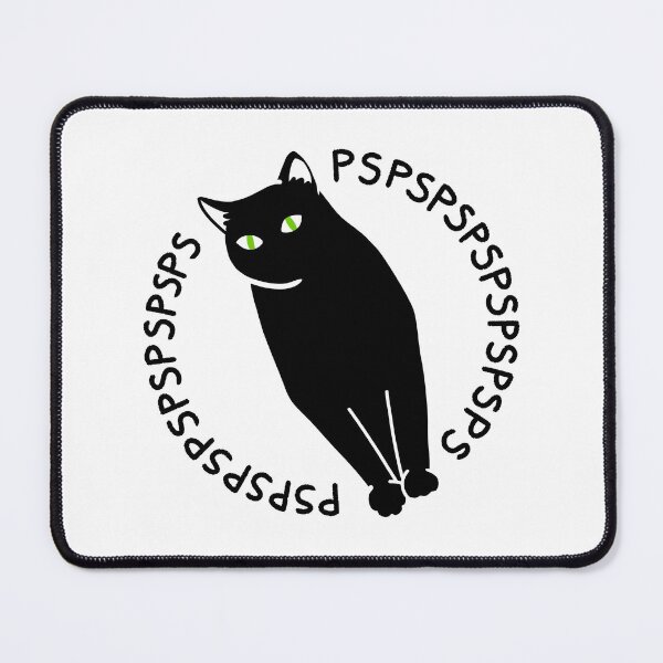 Item preview, Pspsps Spooky Black Cat designed and sold by Snarky Studio.