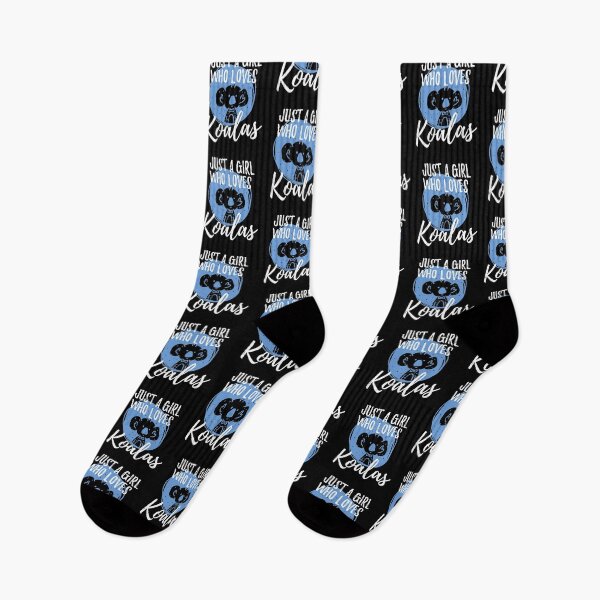 Item preview, Just A Girl Who Loves Koalas Cute Blue designed and sold by Zurickdesigns.