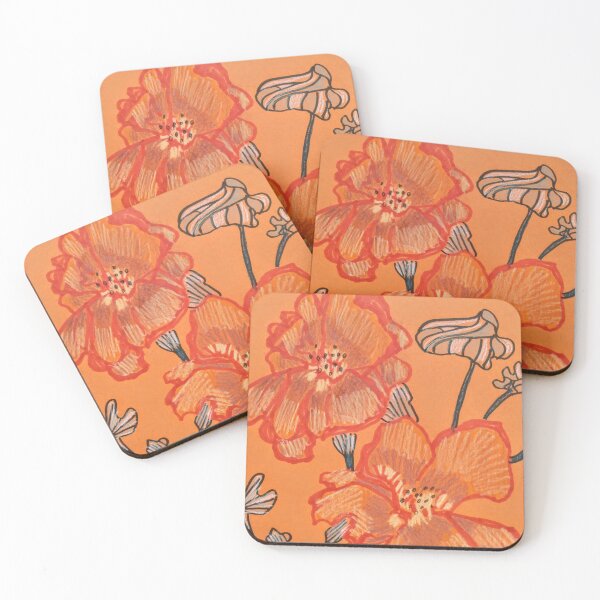 Item preview, Orange Burst Japonaise designed and sold by Meghana Gauthier.