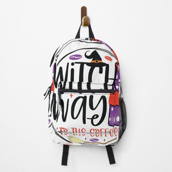 Item preview, Witch Way to the Coffee Funny Halloween Designs designed and sold by boopsblunt.