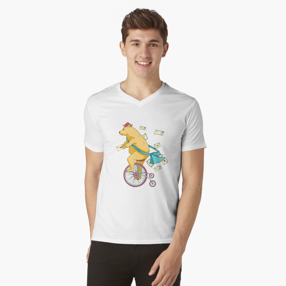 Item preview, V-Neck T-Shirt designed and sold by beesants.