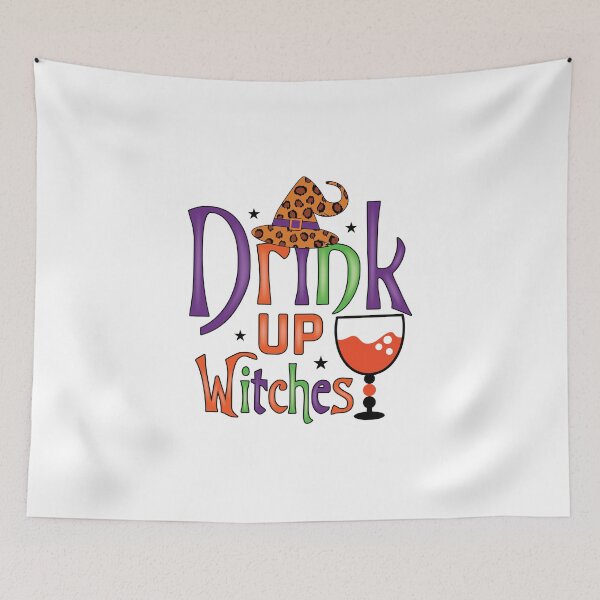 Item preview, Drink Up Witches Halloween Design designed and sold by boopsblunt.