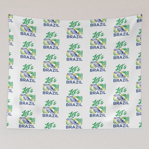 Item preview, LET'S GO BRAZIL MAP designed and sold by MarkMotta.
