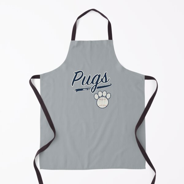 Item preview, Pug NEW YORK Baseball Script designed and sold by 8PawsStudio.