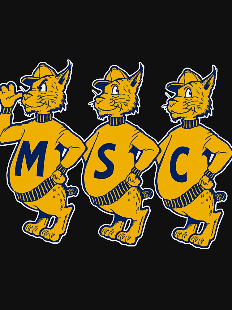 Montana State Bobcats Champion Stacked Logo Volleyball Jersey Long Sleeve  T-Shirt - Navy