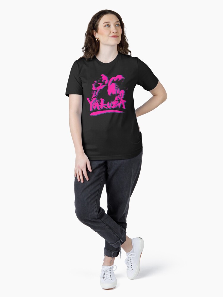 Thumbnail 4 of 7, Essential T-Shirt, Neon Yakuza designed and sold by Deekman.