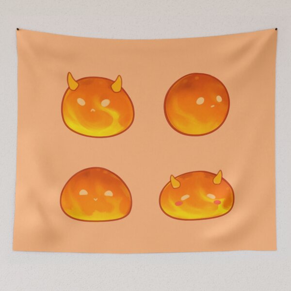 Item preview, Genshin Impact Pyro Slime Fanart designed and sold by fromnavi.