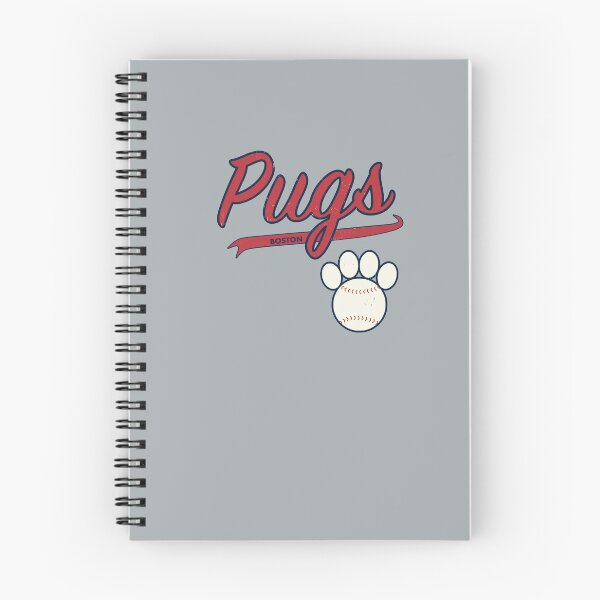 Item preview, Pug BOSTON Baseball Script designed and sold by 8PawsStudio.