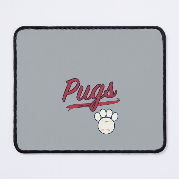 Item preview, Pug BOSTON Baseball Script designed and sold by 8PawsStudio.