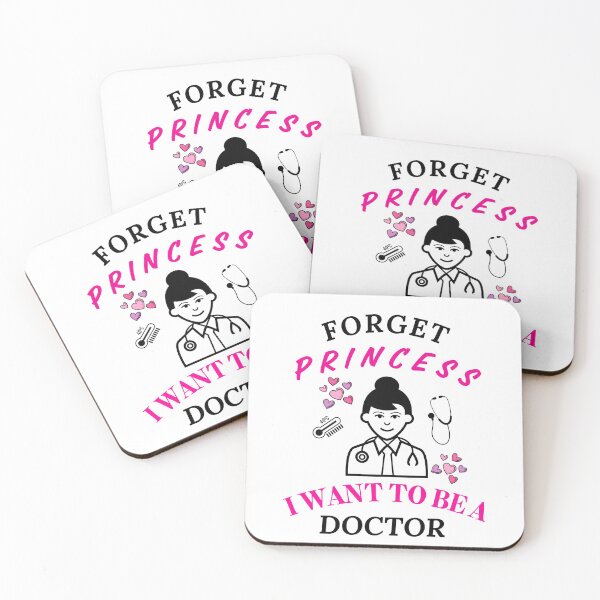 Item preview, Forget Princess I want to be a Doctor  designed and sold by Pedro ⭐⭐⭐⭐⭐.