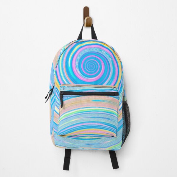 Item preview, Re-Created Spin Painting (Blue, Pink, Orange, Green) by Robert S. Lee designed and sold by robertsleeart.