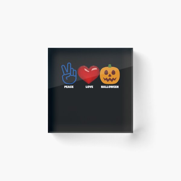 Item preview, Peace Love And Halloween designed and sold by Peter Stawicki.