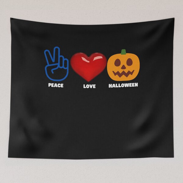 Item preview, Peace Love And Halloween designed and sold by Peter Stawicki.