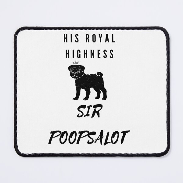 Item preview, His Royal Highness Sir Poopsalot The Pug designed and sold by 89vintage.
