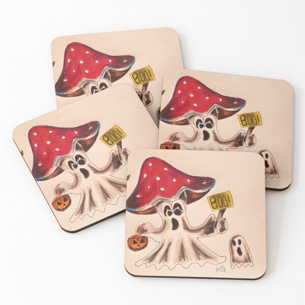 Item preview, mushroom boo designed and sold by meggillustrates.