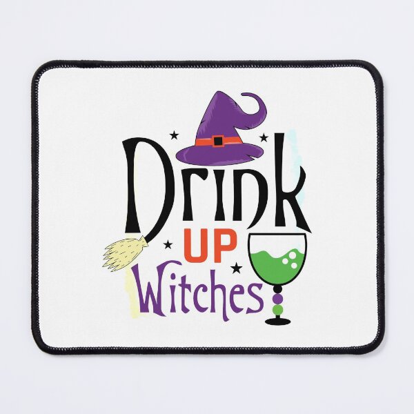 Item preview, Drink Up Witches Green Halloween Design designed and sold by boopsblunt.