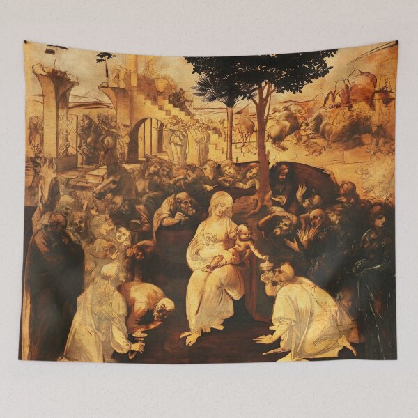 Aperçu de l'œuvre Leonardo da Vinci "Adoration of the Magi" créée et vendue par Alexandra Dahl.