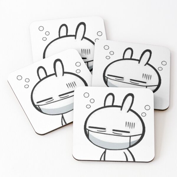 Item preview, Tuzki with face mask designed and sold by Monaymonay.