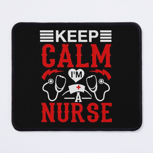 Item preview, Keep Calm I Am A Nurse  designed and sold by Punny Business UK.