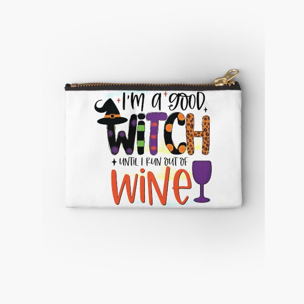 Item preview, I’m a Good Witch Until I Run out of Wine Halloween Design designed and sold by boopsblunt.
