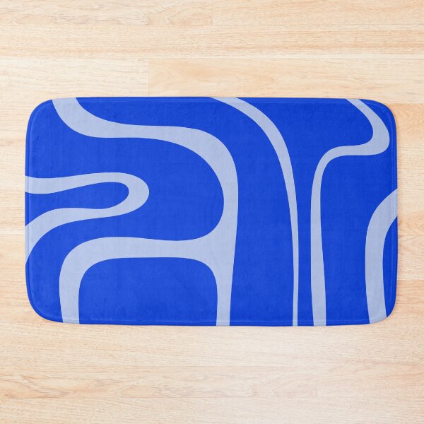 Item preview, Copacetic Retro Abstract in Royal Blue and Light Blue designed and sold by kierkegaard.