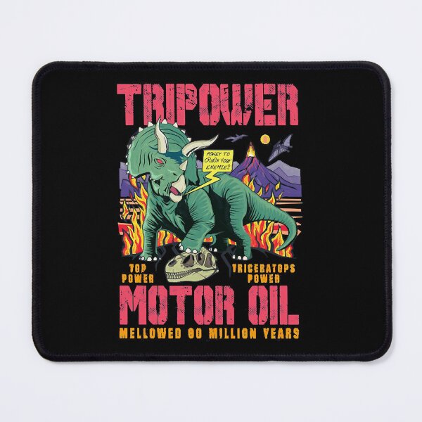 Item preview, Triceratops Motor Oil Tripower  designed and sold by mphKatrice.