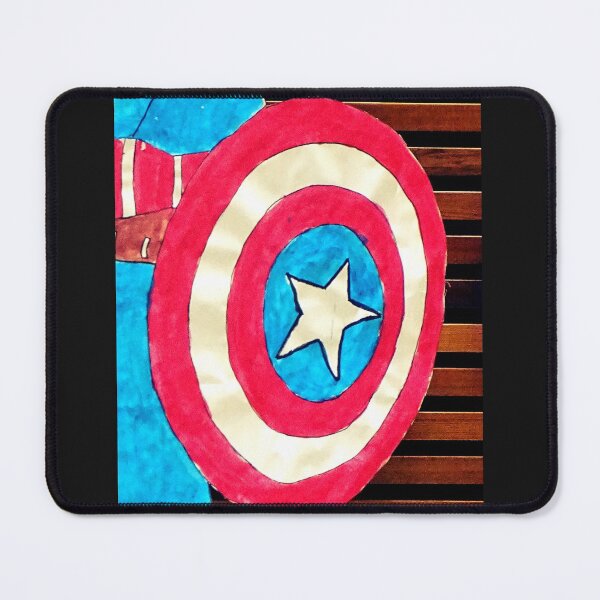 Item preview, Red shield, Captain mug, Captain laptop sleeve, Captain mug, Captain mask  designed and sold by PicsByMi.