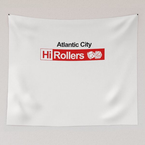 Item preview, Atlantic City/Wildwood Hi-Rollers Continental Basketball Association (CBA) Vintage Logo designed and sold by A Little Bit of  Everything.