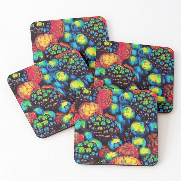 Item preview, Berry Fruit Medley Painting/ Colorful Fruit Pattern  designed and sold by Designs By YL.