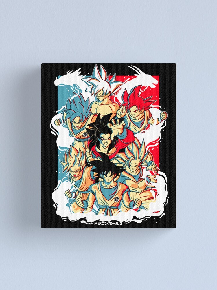 8 inch Dragon Ball Z Sagas Cover Wooden Art Goku