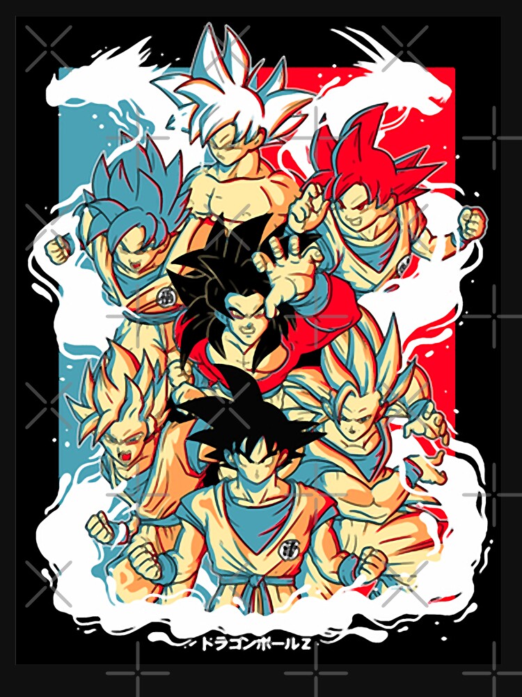 Dragon Ball Z Cool Goku Super Saiyan Transformation T-Shirt — DBZ