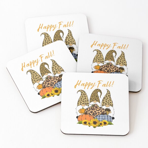 Item preview, Sunflower Pumpkin Leopard Design Happy Fall - Joyeux Automne designed and sold by HROC.