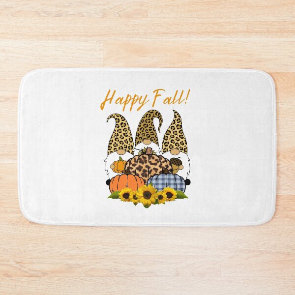 Item preview, Sunflower Pumpkin Leopard Design Happy Fall - Joyeux Automne designed and sold by HROC.
