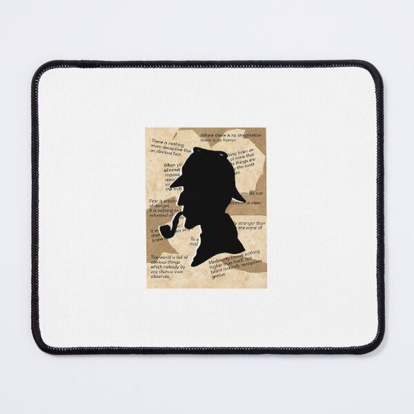 Item preview, Sherlock Holmes collage art designed and sold by BlueBoarCrafts.