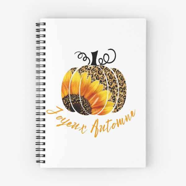 Item preview, Sunflower Pumpkin Leopard Design Happy Fall - Joyeux Automne designed and sold by HROC.