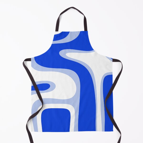 Item preview, Copacetic Retro Abstract Royal Blue Light Blue White designed and sold by kierkegaard.