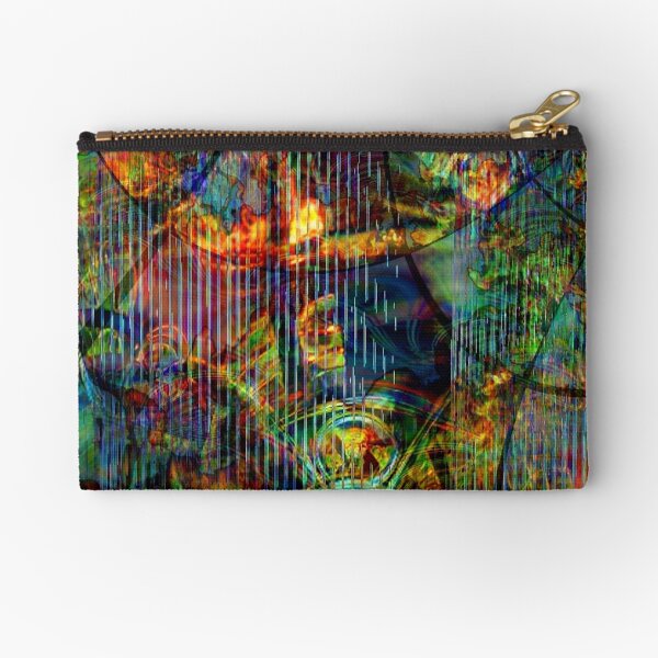 comic-fire Zipper Pouch