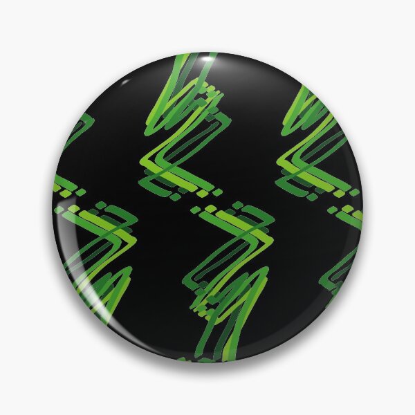 Item preview, Abstract Paint Strokes Green Zig Zag Pattern designed and sold by that5280lady.