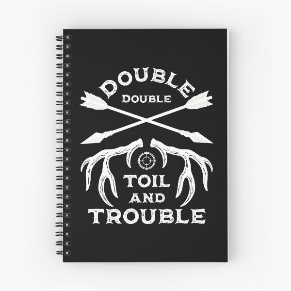 Item preview, double double toil and trouble funny Halloween designed and sold by cocoolcartoon.