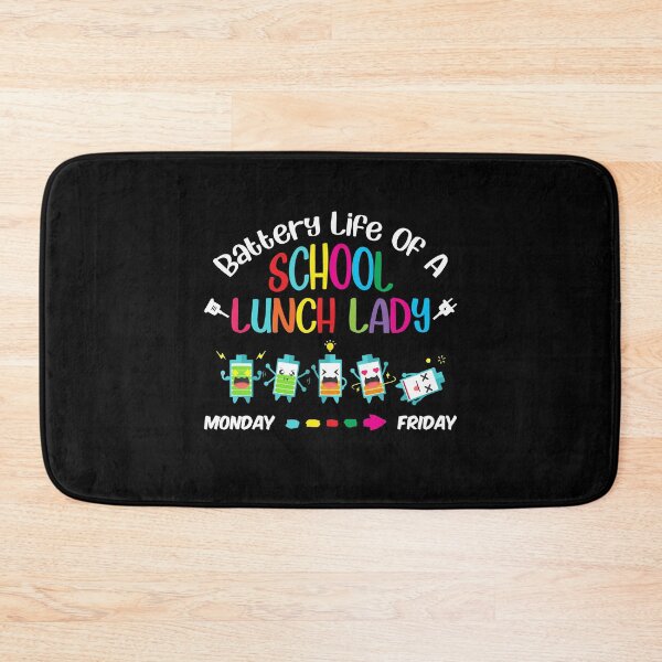 Item preview, Battery Life Of A School Lunch Lady Cafeteria Worker Teacher designed and sold by Dressed For  Duty.