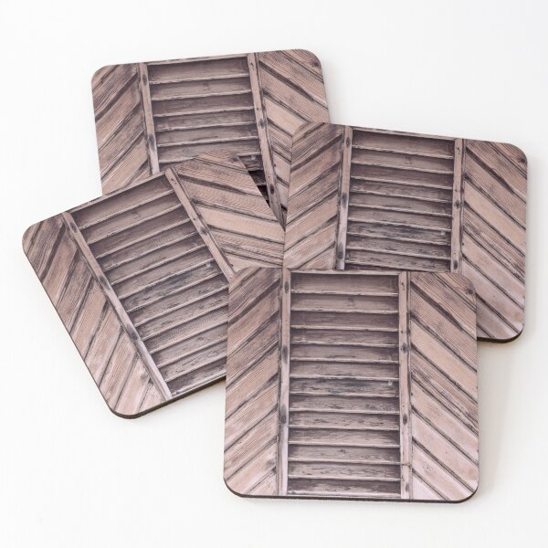 Item preview, Vintage wooden door with herringbone pattern designed and sold by mhailittlearts.
